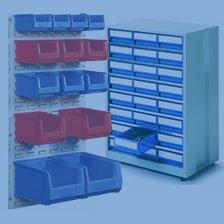 bin-material-handling-storage-system Bin storage System for Factory