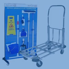 factory-workplace-stations trolly cleaning station and workplace station
